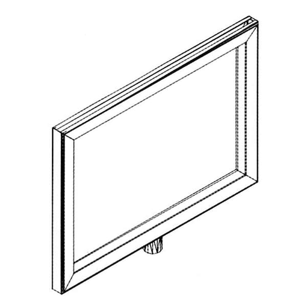 Amko 5 x 7 in. Metal Sign Holder, Chrome MC57-CH - main